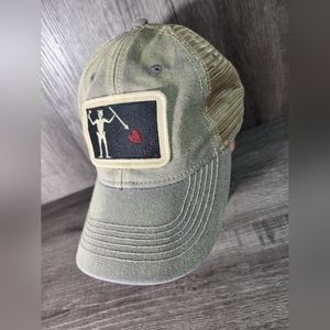 Devil Stabbing Heart Hat Patch Snapback Trucker Adjustable Mesh Cap SL Revival